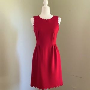 Red Dress with Cutout Detail